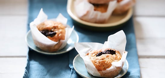 Recept van het Voedingscentrum: Gevulde kruidcakejes