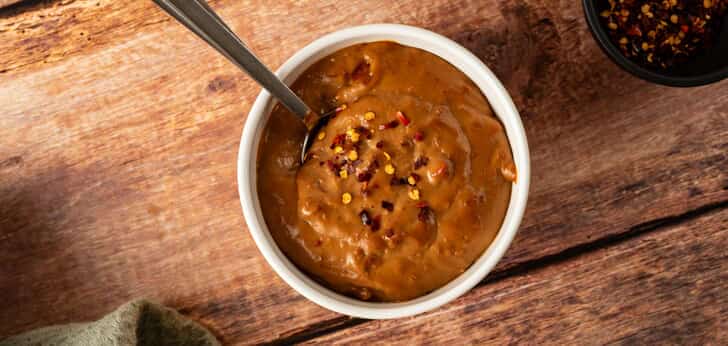 Recept van het Voedingscentrum: Pindasaus