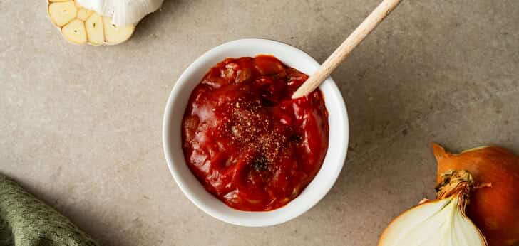 Recept van het Voedingscentrum: Geroosterde paprikasaus