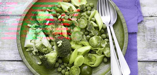 Recept van het Voedingscentrum: Kapucijners met tomaat, prei en broccoli