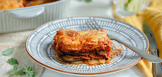 Recept van het Voedingscentrum: Vegetarische moussaka