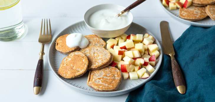 Recept van het Voedingscentrum: Mini pannenkoeken