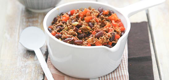 Recept van het Voedingscentrum: Chili con carne