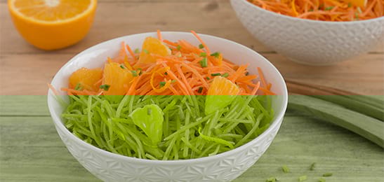 Recept van het Voedingscentrum: Wortel-sinaasappelsalade met verse kruiden