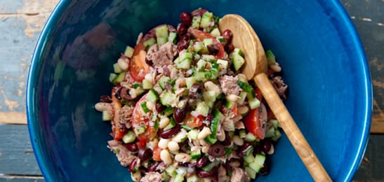 Recept van het Voedingscentrum: Bonensalade met tonijn