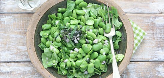 Recept van het Voedingscentrum: Tuinbonensalade