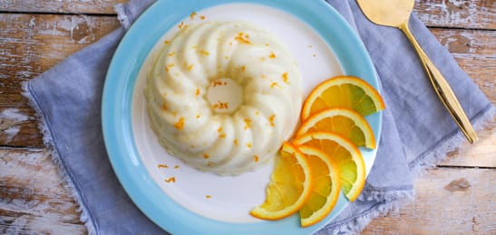 Recept van het Voedingscentrum: Sinaasappel-kwarkpudding