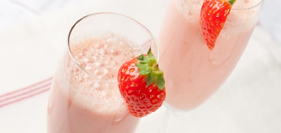 Recept van het Voedingscentrum: Aardbeien-yoghurtdrink