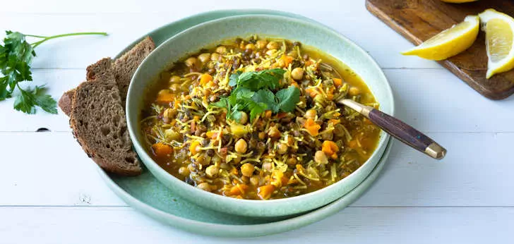 Recept van het Voedingscentrum: Vegetarische harira
