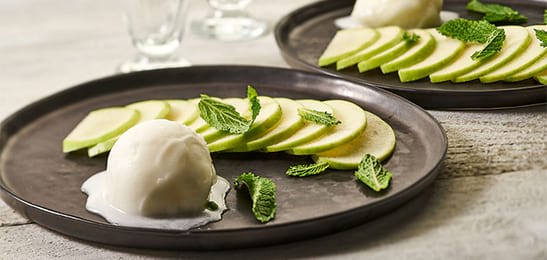 Recept van het Voedingscentrum: Citroensorbet met appel