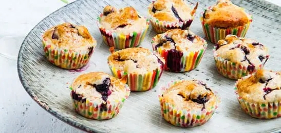 Afbeelding van Uitgelicht Recept: Blueberry muffins