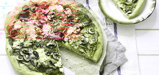 Recept van het Voedingscentrum: Pizza met champignons en ansjovis