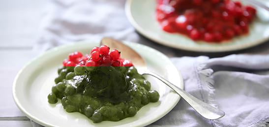 Recept van het Voedingscentrum: Rode bessenijs
