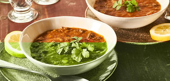 Recept van het Voedingscentrum: Harira met verse kruiden