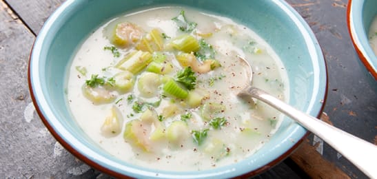Recept van het Voedingscentrum: Selderijsoep met peterselie