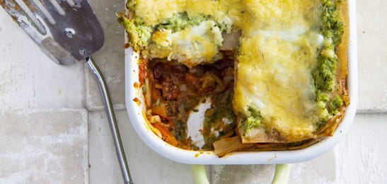 Recept van het Voedingscentrum: Lasagne