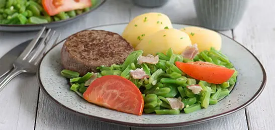 Recept van het Voedingscentrum: Snijbonen à la béarnaise