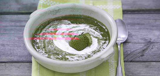 Recept van het Voedingscentrum: Aardbeienpuree met gember
