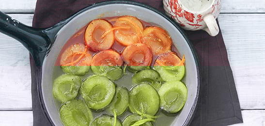 Recept van het Voedingscentrum: Gestoofde pruimen met yoghurt