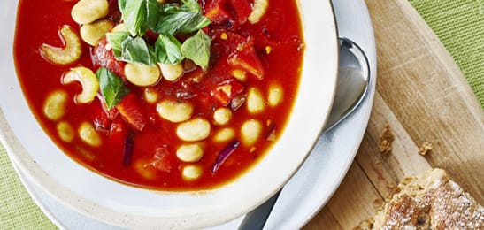 Recept van het Voedingscentrum: Napolitaanse tomatensoep