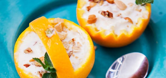 Recept van het Voedingscentrum: Sinaasappelmandje