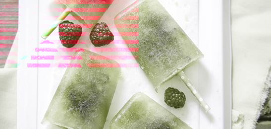 Recept van het Voedingscentrum: Waterijsjes met frambozen