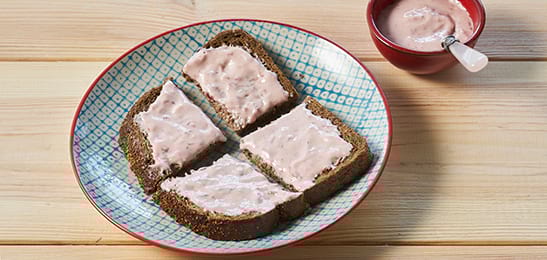 Recept van het Voedingscentrum: Prinsessenspread