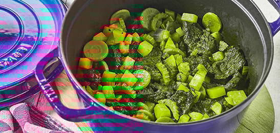 Recept van het Voedingscentrum: Rundvleesstoof met koolraap en knolselderij