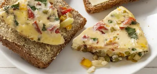 Recept van het Voedingscentrum: Boerenomelet