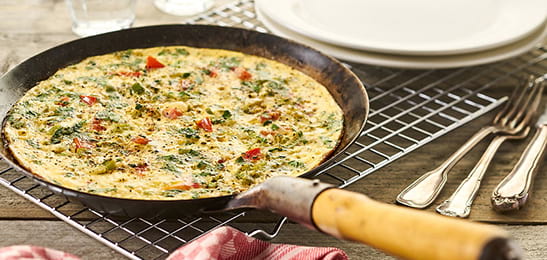 Recept van het Voedingscentrum: Omelet met courgette