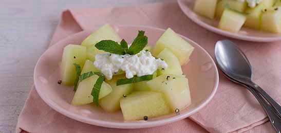 Recept van het Voedingscentrum: Meloensalade met munt