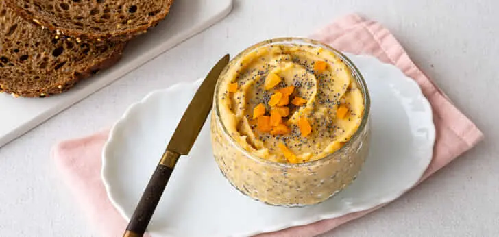 Recept van het Voedingscentrum: Lemon poppyseed spread