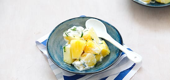 Recept van het Voedingscentrum: Ananas met munt