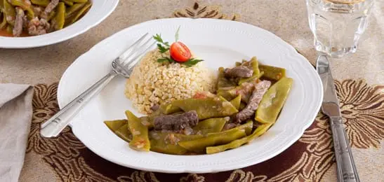 Recept van het Voedingscentrum: Turkse snijbonenstoofpot met rundvlees 