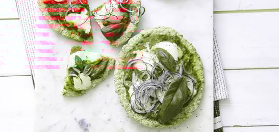 Recept van het Voedingscentrum: Pita-pizza margherita