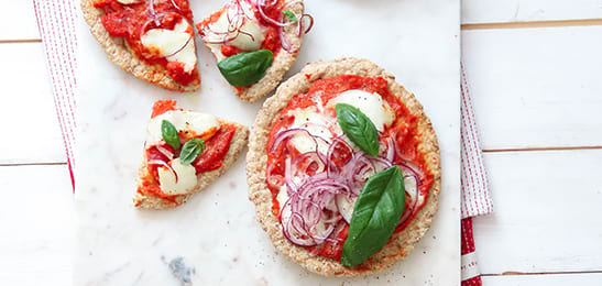 Recept van het Voedingscentrum: Mini pizza's 