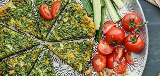 Recept van het Voedingscentrum: Kruiden frittata