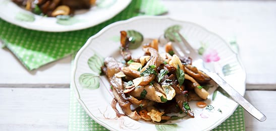 Recept van het Voedingscentrum: Funghi trifolati