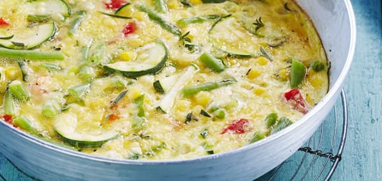 Recept van het Voedingscentrum: Frittata met groente