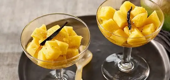 Afbeelding van Uitgelicht Recept: Mango met vanillesiroop