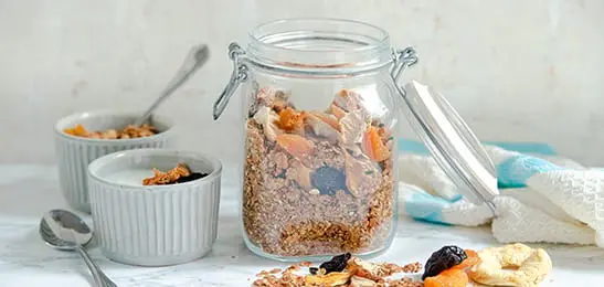 Afbeelding van Uitgelicht Recept: Granola met gedroogd fruit