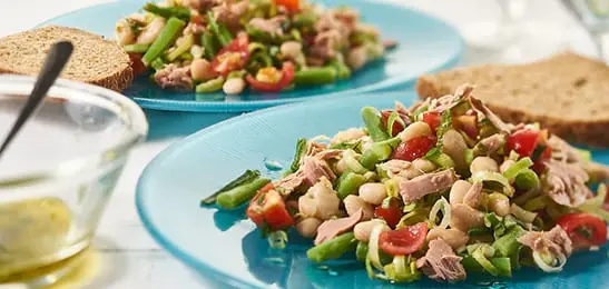 Recept van het Voedingscentrum: Tonijn-bonensalade