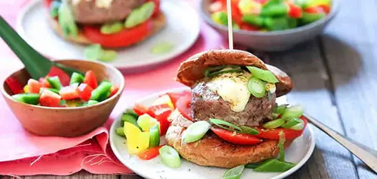 Recept van het Voedingscentrum: Pizzaburger