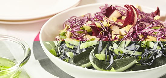Recept van het Voedingscentrum: Rode salade met walnoten