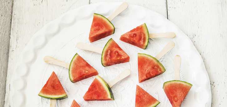Recept van het Voedingscentrum: Meloenijsjes
