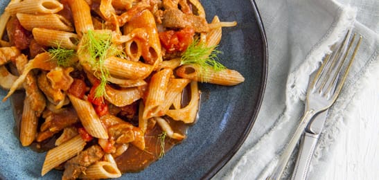 Recept van het Voedingscentrum: Pasta met venkel en tomaat