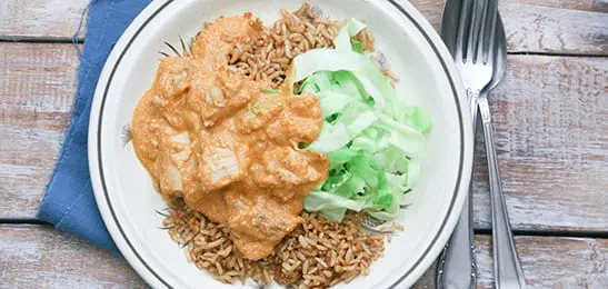 Recept van het Voedingscentrum: Kip korma