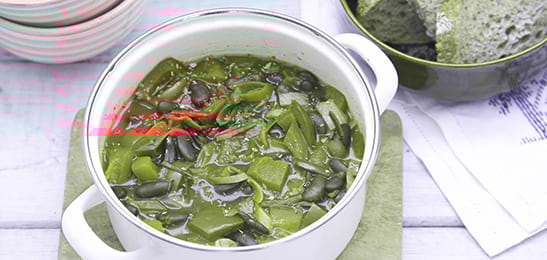 Recept van het Voedingscentrum: Kidneybonensoep met paprika en prei