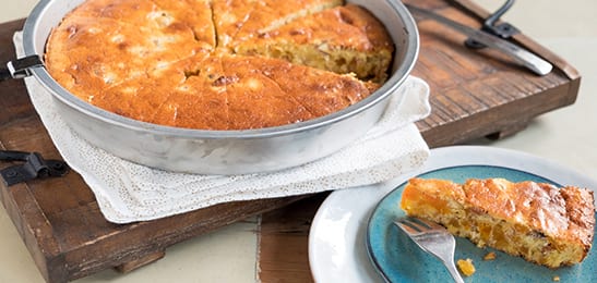 Recept van het Voedingscentrum: Abrikozen-sinaasappelkoek